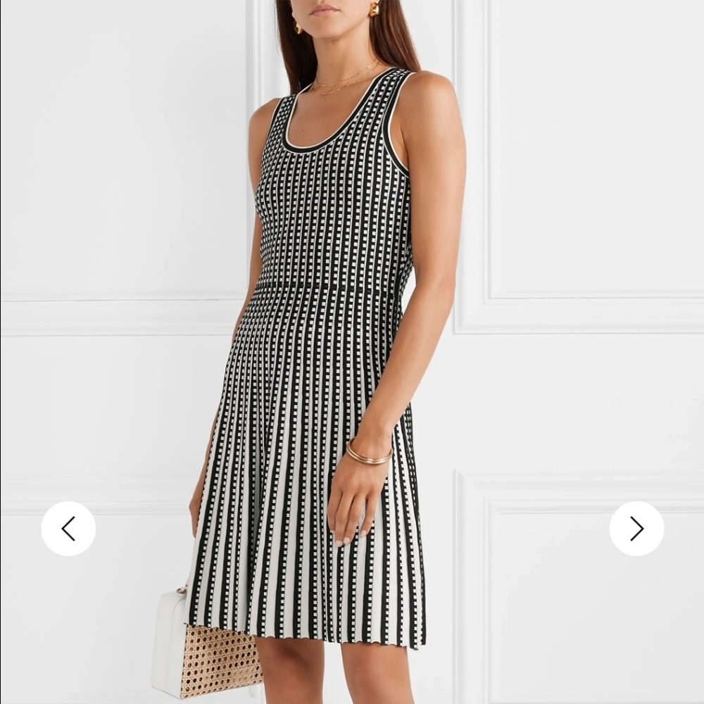 Michael Kors pleated knit dress